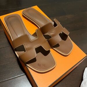 HERMES Oran sandals size 36